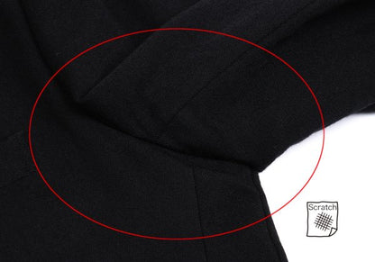 Paul Smith Wool Zip Design Blazer Black Size XL