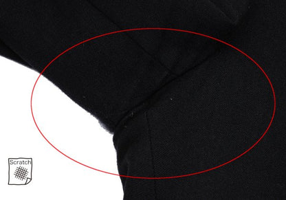 Paul Smith Wool Zip Design Blazer Black Size XL