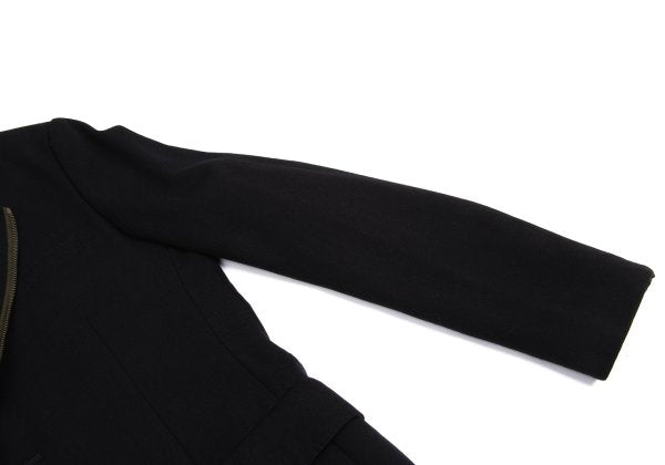 Paul Smith Wool Zip Design Blazer Black Size XL