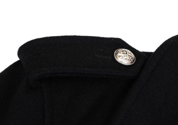 Paul Smith PS Quilted Cashmere Blend P-Coat Black Size L2