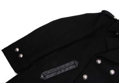 Paul Smith PS Quilted Cashmere Blend P-Coat Black Size L2