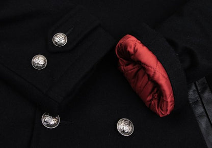 Paul Smith PS Quilted Cashmere Blend P-Coat Black Size L2
