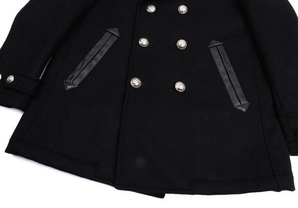 Paul Smith PS Quilted Cashmere Blend P-Coat Black Size L2