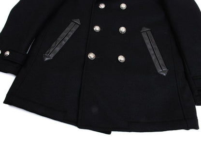 Paul Smith PS Quilted Cashmere Blend P-Coat Black Size L2