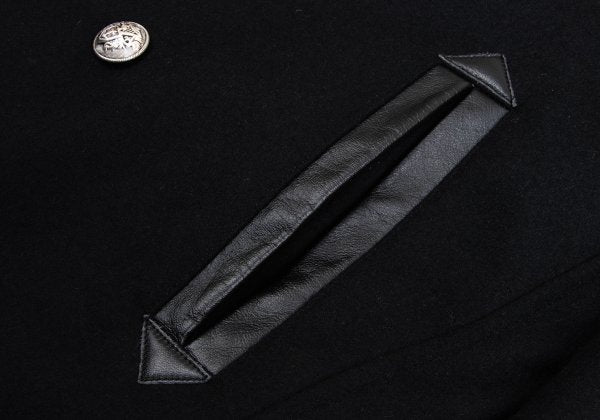 Paul Smith PS Quilted Cashmere Blend P-Coat Black Size L2