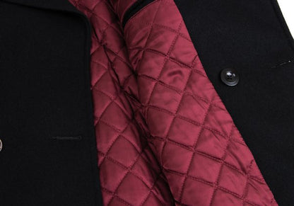 Paul Smith PS Quilted Cashmere Blend P-Coat Black Size L2