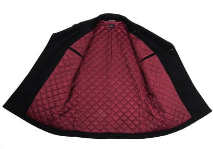 Paul Smith PS Quilted Cashmere Blend P-Coat Black Size L2