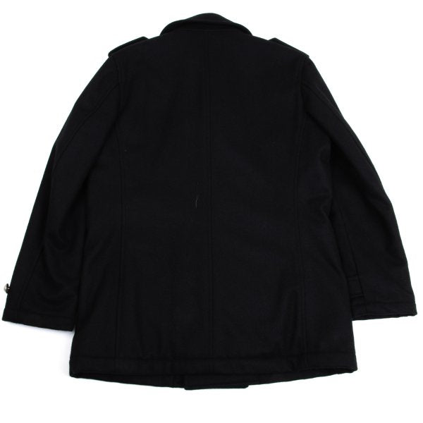Paul Smith PS Quilted Cashmere Blend P-Coat Black Size L2