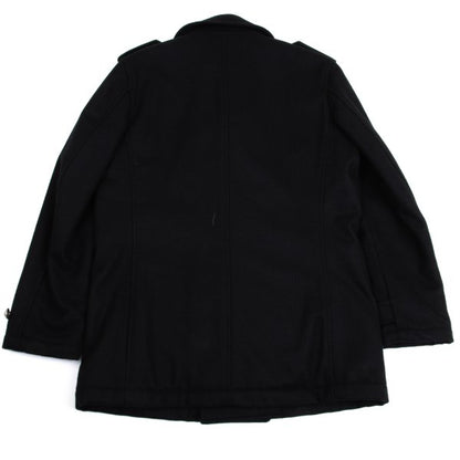 Paul Smith PS Quilted Cashmere Blend P-Coat Black Size L2