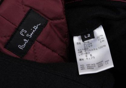 Paul Smith PS Quilted Cashmere Blend P-Coat Black Size L2