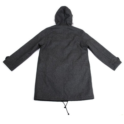 Paul Smith PS Wool Cashmere Raccoon Fur Coat Gray Size XL