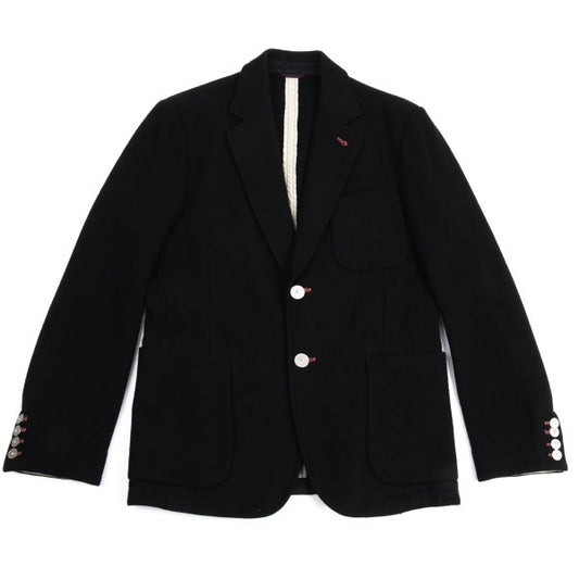Paul Smith LONDON Wool Coin Button Jacket Black Size XL