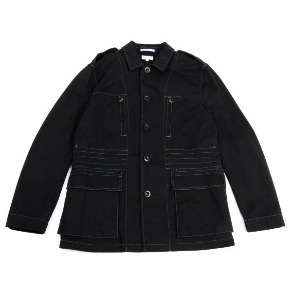 Paul Smith LONDON Cotton Stitch Design Jacket Black Size XL