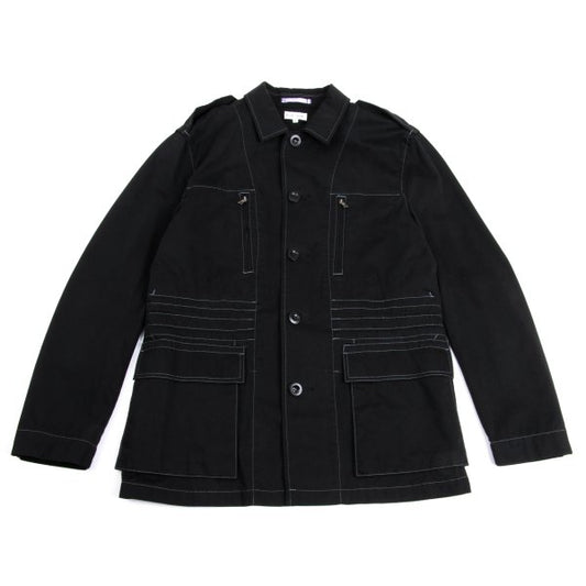 Paul Smith LONDON Cotton Stitch Design Jacket Black Size XL