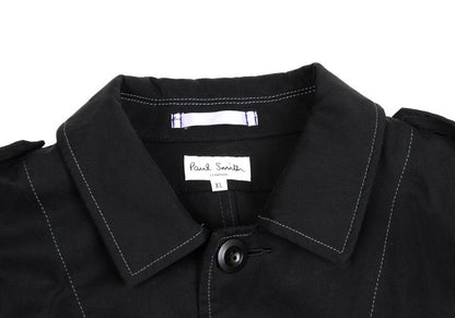 Paul Smith LONDON Cotton Stitch Design Jacket Black Size XL