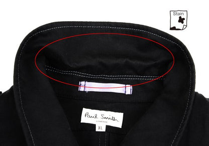 Paul Smith LONDON Cotton Stitch Design Jacket Black Size XL