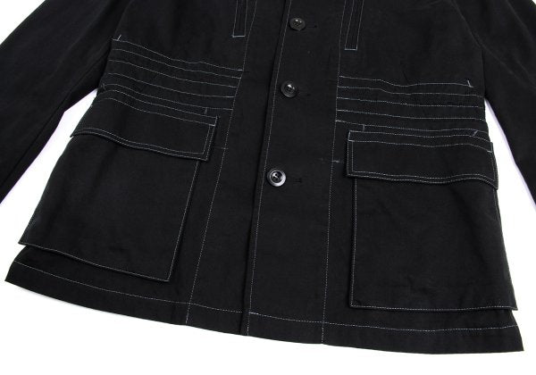 Paul Smith LONDON Cotton Stitch Design Jacket Black Size XL