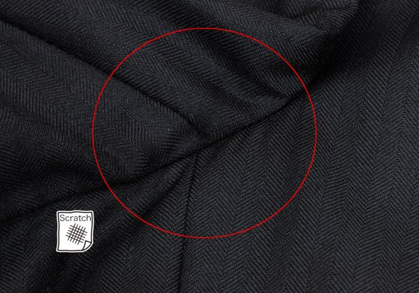 Ermenegildo Zegna Black Wool Shadow Stripe 2B Jacket Size 50