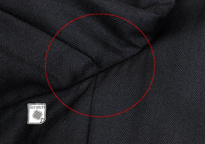 Ermenegildo Zegna Black Wool Shadow Stripe 2B Jacket Size 50