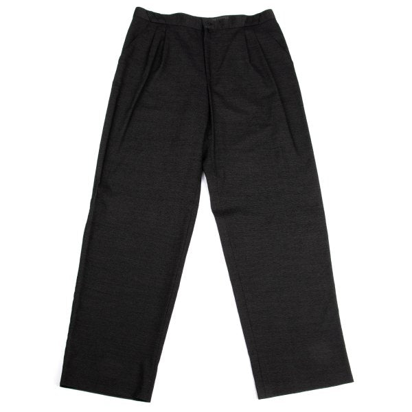 GIANNI VERSACE Wool Blend Pinhead Tapered Pants Size 56