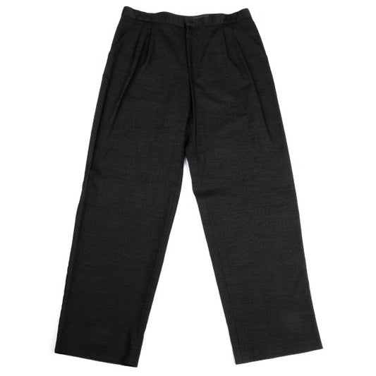 GIANNI VERSACE Wool Blend Pinhead Tapered Pants Size 56