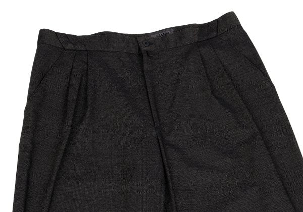 GIANNI VERSACE Wool Blend Pinhead Tapered Pants Size 56