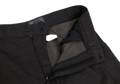 GIANNI VERSACE Wool Blend Pinhead Tapered Pants Size 56