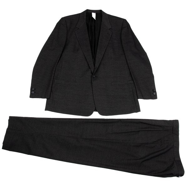 GIANNI VERSACE Wool Blend Pinhead Tapered Pants Size 56
