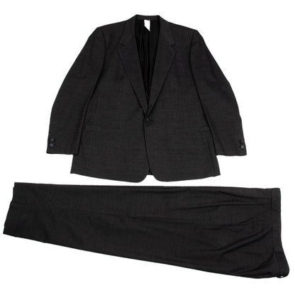 GIANNI VERSACE Wool Blend Pinhead Tapered Pants Size 56