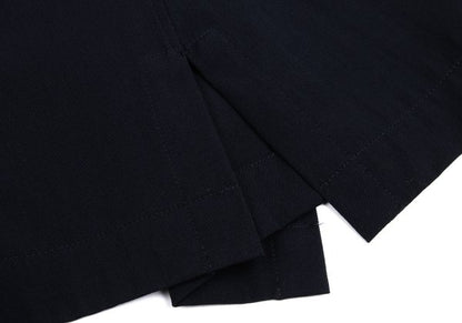 COMME des GARCONS Wool Draped Back Hem Jacket Blue Size M