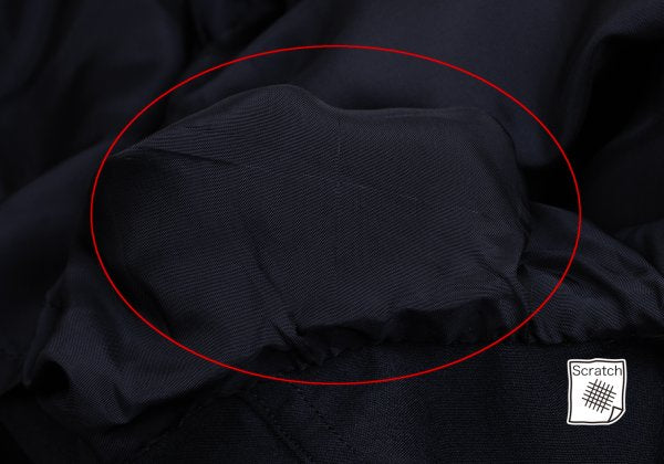 COMME des GARCONS Wool Draped Back Hem Jacket Blue Size M