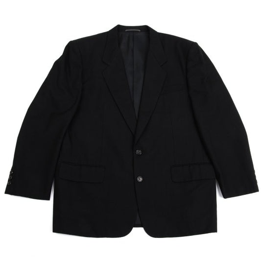 COMME des GARCONS HOMME Black Wool Herringbone Blazer Size M