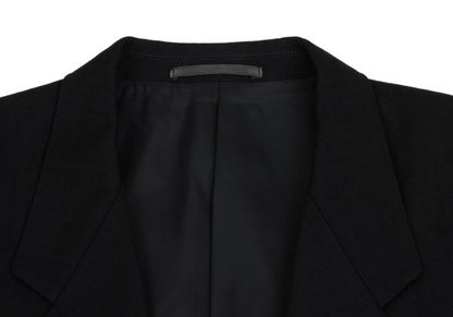 COMME des GARCONS HOMME Black Wool Herringbone Blazer Size M