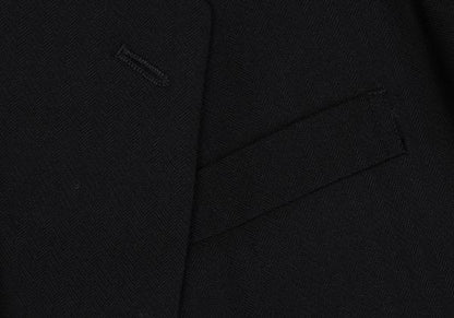 COMME des GARCONS HOMME Black Wool Herringbone Blazer Size M
