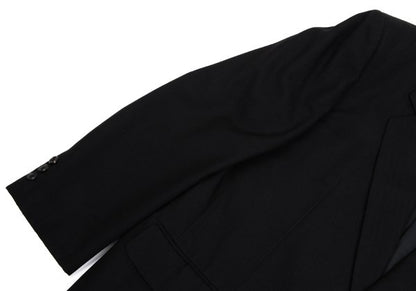 COMME des GARCONS HOMME Black Wool Herringbone Blazer Size M