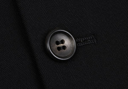 COMME des GARCONS HOMME Black Wool Herringbone Blazer Size M