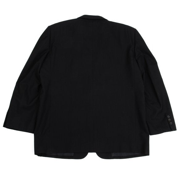 COMME des GARCONS HOMME Black Wool Herringbone Blazer Size M
