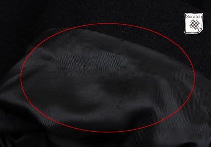 Schott Wool Nylon Patch P-Coat Black Size 38