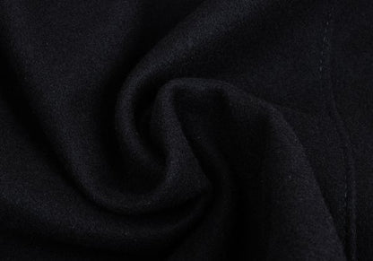 Schott Wool Nylon Patch P-Coat Black Size 38