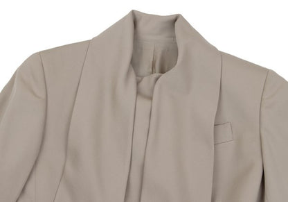 Jean Paul GAULTIER FEMME Wool Double Jacket Beige Size 40