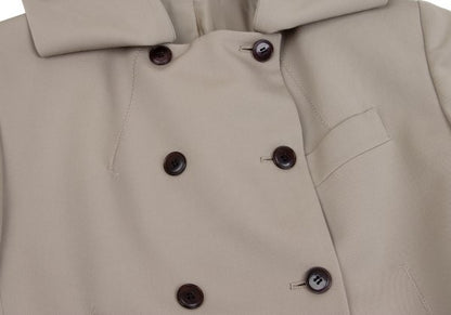Jean Paul GAULTIER FEMME Wool Double Jacket Beige Size 40