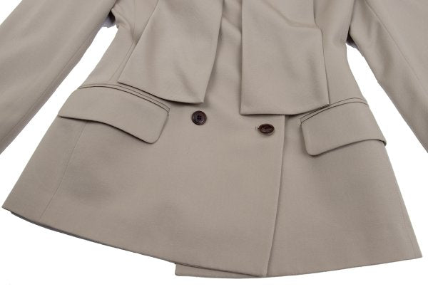 Jean Paul GAULTIER FEMME Wool Double Jacket Beige Size 40