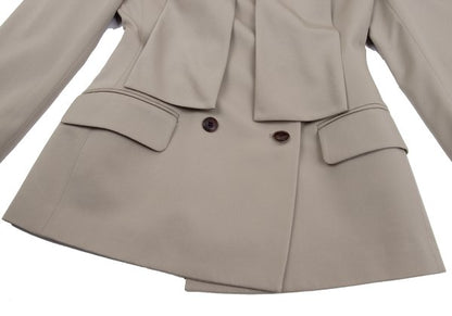Jean Paul GAULTIER FEMME Wool Double Jacket Beige Size 40