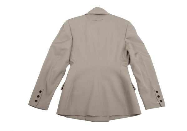 Jean Paul GAULTIER FEMME Wool Double Jacket Beige Size 40