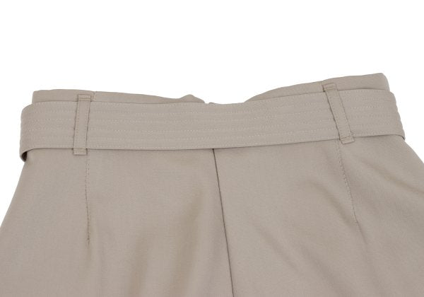 Jean Paul GAULTIER FEMME Wool Tuck Pants Beige Size 40