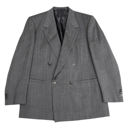 GIANNI VERSACE COUTURE Medusa DB Jacket Gray Size XL