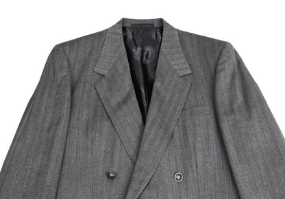 GIANNI VERSACE COUTURE Medusa DB Jacket Gray Size XL
