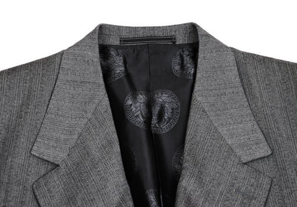 GIANNI VERSACE COUTURE Medusa DB Jacket Gray Size XL