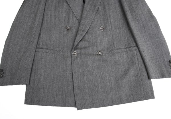 GIANNI VERSACE COUTURE Medusa DB Jacket Gray Size XL