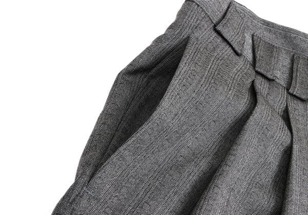 GIANNI VERSACE COUTURE Wool 2-Tuck Pants Gray Size XL
